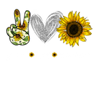 Discover Peace Love Sunshine Sunflower Hippie Sunflower Lover T Shirt