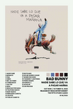 Discover Bad Bunny Cover Poster, Nadie sabe Lo Que Va A Pasar Mana, Album Wall Print