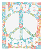Discover Peace T Shirt 60s 70s Tie Die Hippie Costume T Shirt