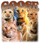 Discover Goose Captain Marvel Shirt | Vintage Goose Cat Shirt