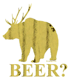 Discover Beer? Deer Bear T Shirt Funny Party Drinking summer college camping