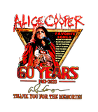 Discover Alice Cooper 60 Years 1963 2023 Signatures shirt, Vintage Alice Cooper Shirt