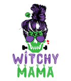 Discover Witchy Mama 31 Halloween Shirt Skull Witch Mom Women Spooky V-Neck T-Shirt