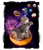 Discover Abyssinian Cat Design Space Donuts T Shirt