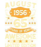 Discover Vintage August 1956 65th Birthday T Shirt