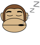 Discover Monkey Emoji - sleeping T-shirt