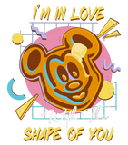 Discover Mickey Mouse Waffle Disney Snacks I'm In Love With The Shape Of You  Shirt