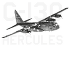 Discover C-130 Hercules Military Airplane T-shirt