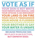 Discover Vote As If Your Skin Is Not White Shirt, Register Tee, Vote Shirt, Vote 2020 Election Shirt