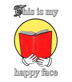 Discover This is my Happy Face - Emoji reading a Book T-shirt
