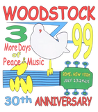 Discover 1999 Woodstock 30th Anniversary Concert Shirt, Woodstock T-Shirt