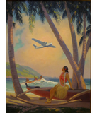 Discover Vintage Hawaiian Travel - Hawaii Girl Dancer