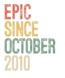 Discover Fun Epic Since October 2010 10Th Birthday Gift 10