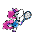 Discover Unicorn Tennis Player Funny Coach
