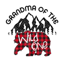 Discover Grandma Of The Wild One First Birthday Red Plaid