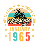 Discover Awesome Since January 1965 Vintage 57Th Birthday