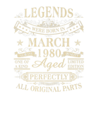 Discover Legends Were Born In March 1980 42Th Birthday Gift