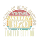 Discover 52 Year Old Birthday - Vintage January 1970 Limite