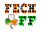 Discover Feck Off Plaid Funny Ireland Flag Shamrock St Patr