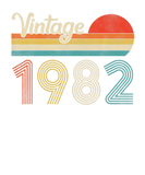 Discover Vintage 1982 40Th Birthday For Men Women 40 Years