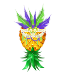 Discover Masquerade Mask Swinger Upside Down Pineapple