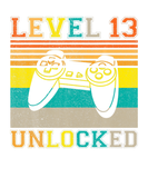 Discover Retro Level 13 Unlocked 13 Years Old 13Th B-Day Ga