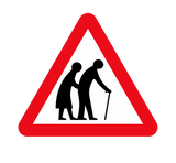 Discover Elderly People (1), Traffic Sign, UK