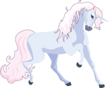 Discover Pastel Unicorn Pink and Blue