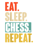 Discover Eat Sleep Chess Repeat Retro Vintage Chess