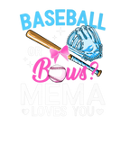 Discover Baseball Or Bows Mema Loves You Gender Reveal Pink