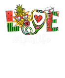 Discover LOVE Pineapple Stethoscope Watermelon LPN Life Sum