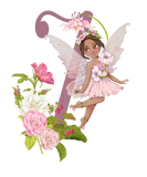 Discover 7Th Birthday Fairy Black Girl Peach Faerie Fairies