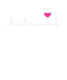 Discover Wine Heartbeat Wine Glass Womens Funny Wine Drinki