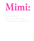 Discover Awesome Mimi Definition Funny Clothing Mother's Da