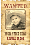 Discover Wanted Poster | Vintage Wild West Photo Template S Sweat