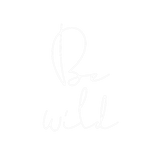 Discover Be wild white font