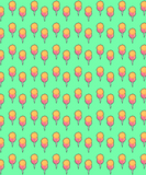 Discover cotton candy pattern green