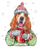 Discover Basset Hound Warm Winter Christmas Sleeveless