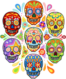 Discover Colorful Day of the Dead Sugar Skulls