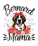 Discover Bernard Mama Florals Cute Dog Mom Mother's Day