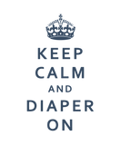 Discover Keep Calm and Diaper On Sleeveless