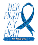 Discover ALS Awareness Ribbon Lou Gehrig's Disease Blue MND
