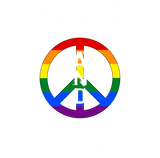 Discover Rainbow Pride Peace Sign Beach & Love Graffiti