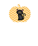 Discover Black Cat And Zigzag Pumpkin Halloween