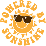 Discover Powered By Sunshine Happy Fun Summer Vacation T-Sh Baby