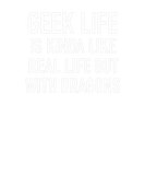 Discover Geek Life It Is Kinda Like Real Life, Funny, Sarca