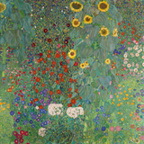 Discover Gustav Klimt's Farm Garden with Sunflowers