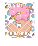 Discover Kids Sweet Donut It's My 3Rd Birthday 3 Yrs Old Gi