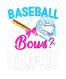 Discover Baseball Or Bows Mommy Loves You Gender Reveal Clo