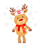 Discover Christmas Nursing Reindeer Nurse Health Worker Ste